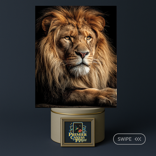 Big cat wildlife canvas art 15