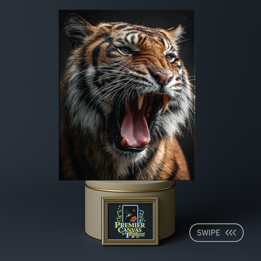 Big cat wildlife canvas art 19