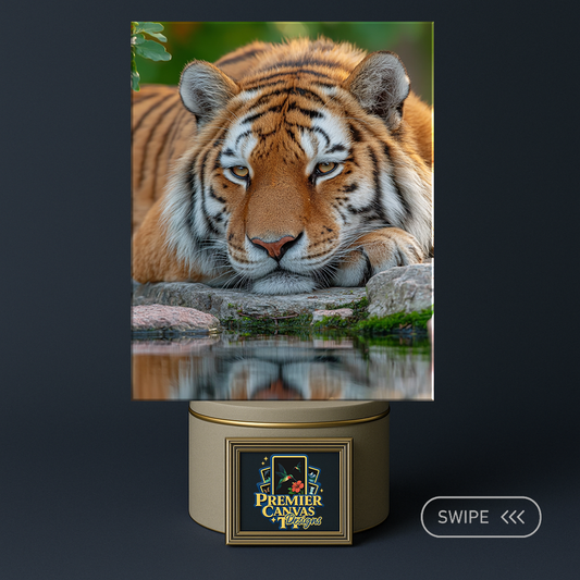 Big cat wildlife canvas art 20