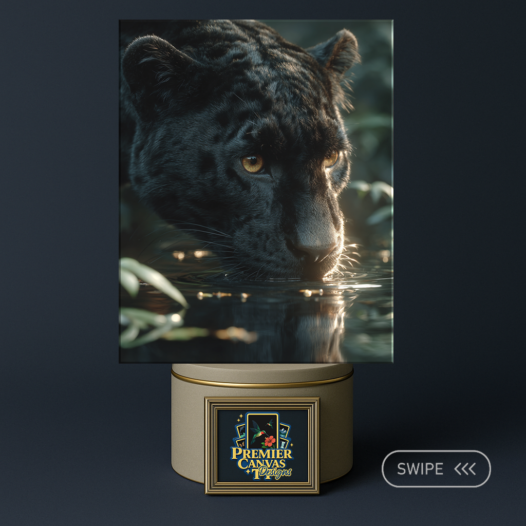 Big cat wildlife canvas art 25
