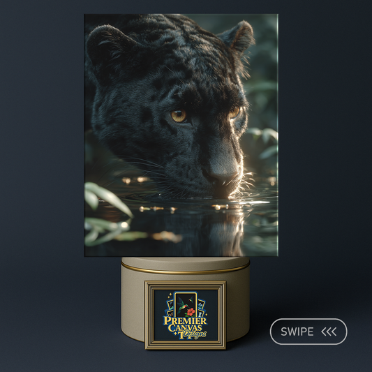 Big cat wildlife canvas art 25