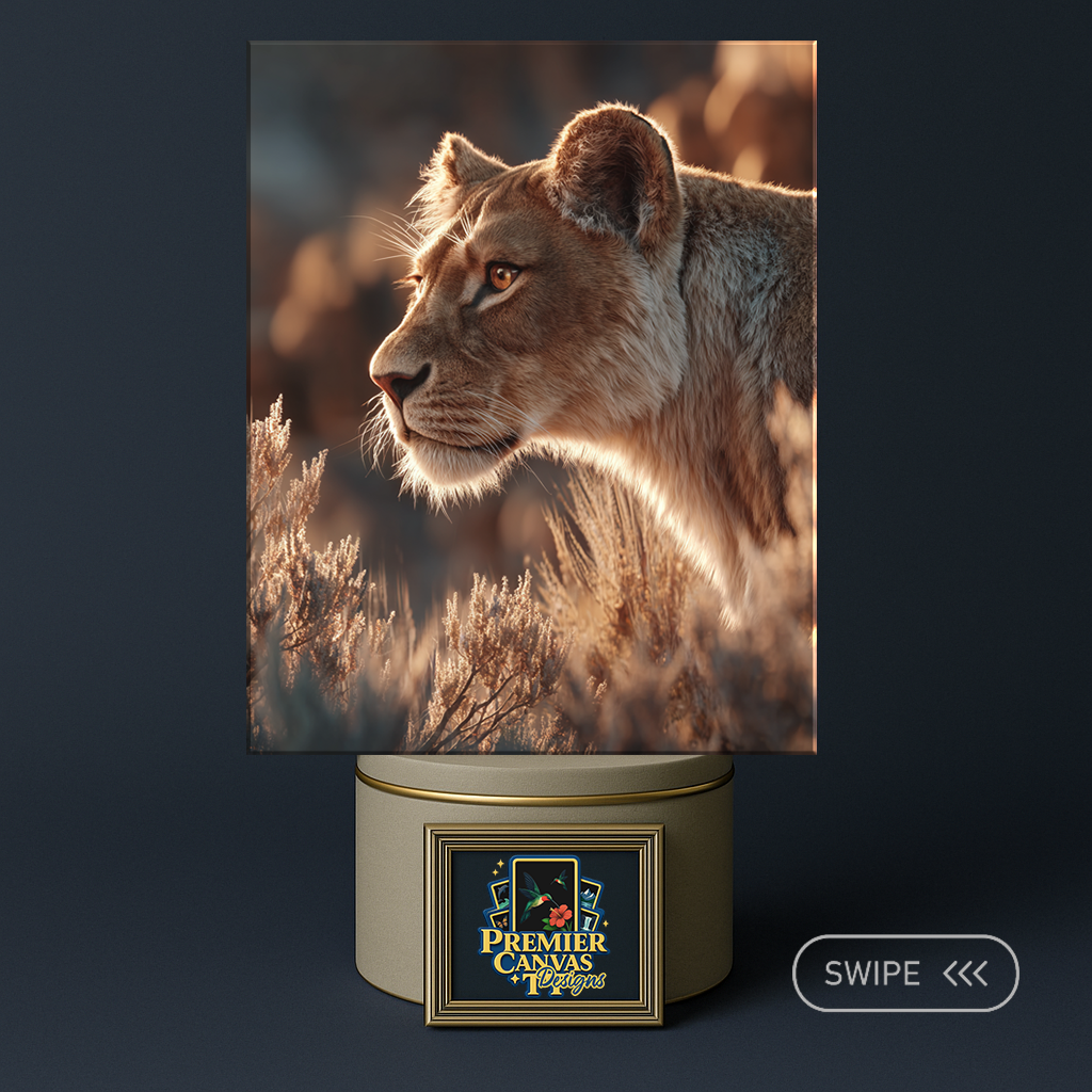 Big cat wildlife canvas art 30