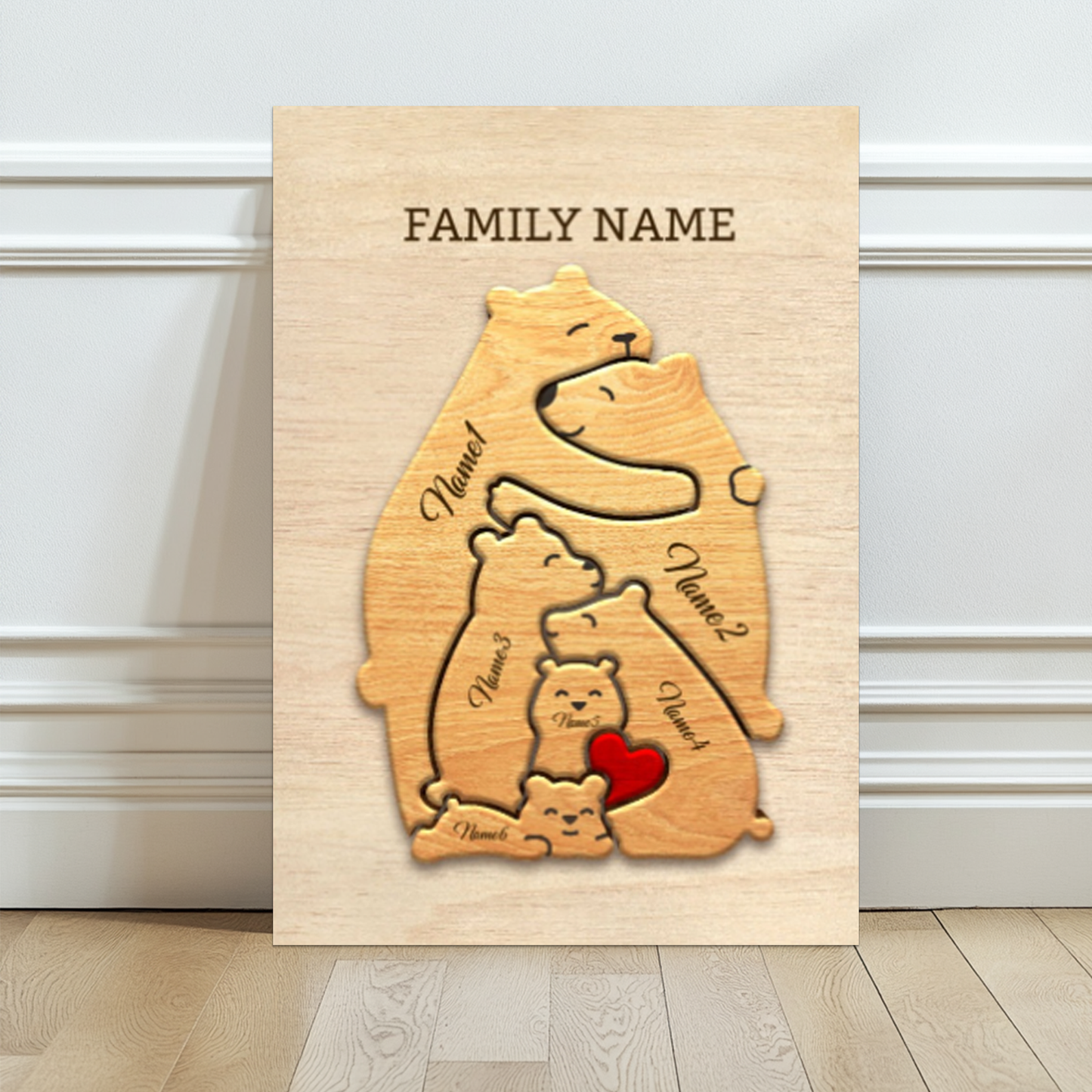 Brown Bear Puzzle Print