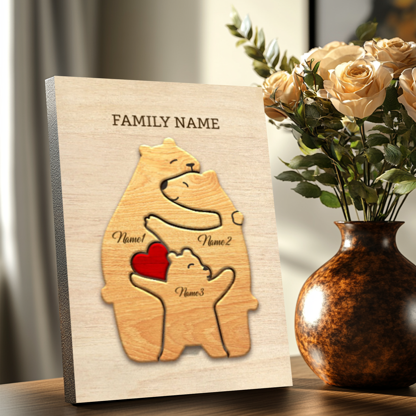 Brown Bear Puzzle Print