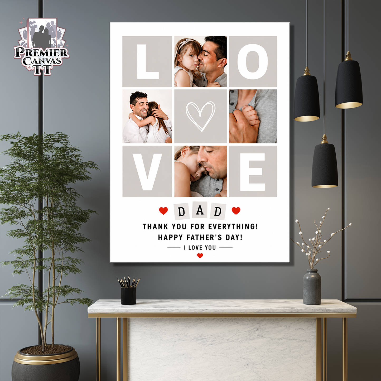 Love Dad Blocks