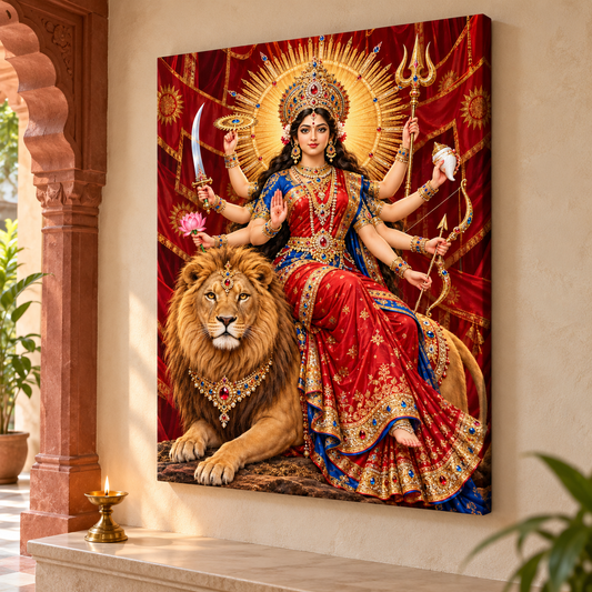 Durga Crimson Sunburst