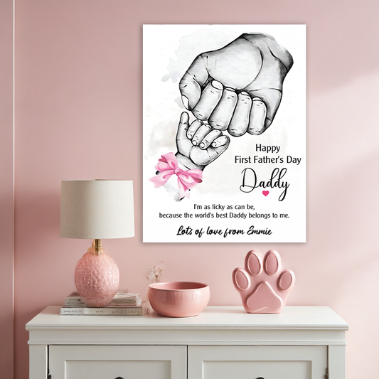 Dad’s First Grip (Pink)