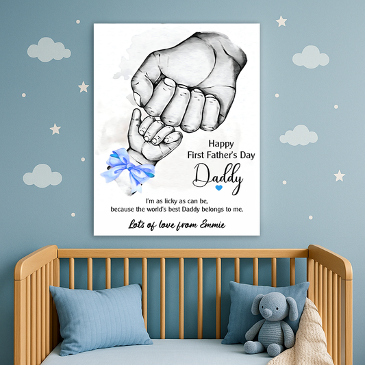 Dad’s First Grip (Blue)