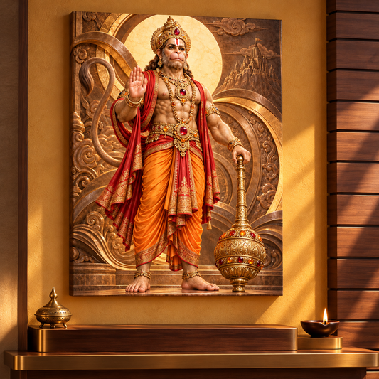Hanuman Bronze Gada