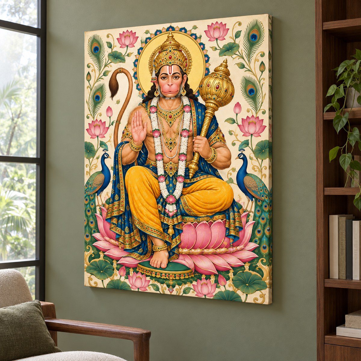 Hanuman Peacock Lotus
