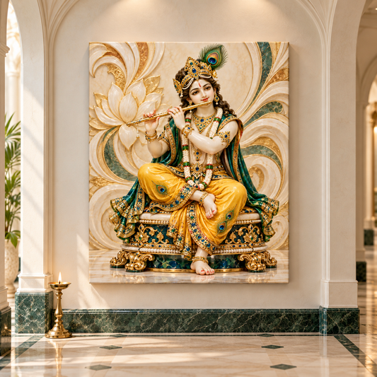 Krishna Emerald Throne