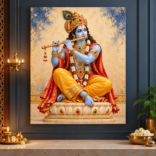 Krishna Indigo Fresco