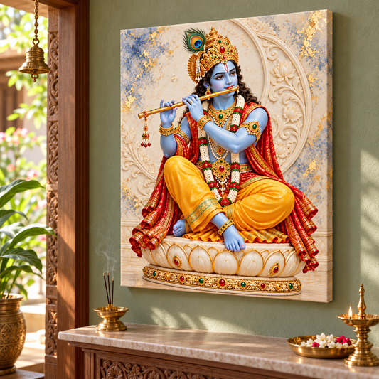 Krishna Indigo Lotus