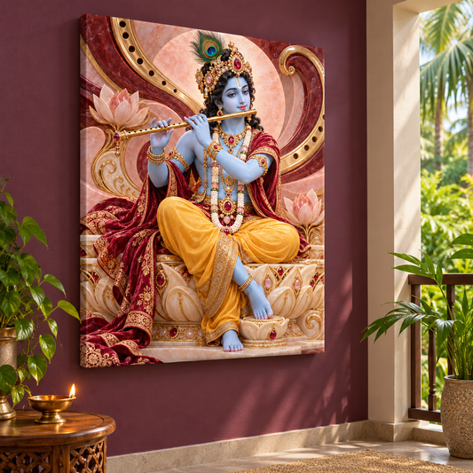 Krishna Jeweled Bansuri