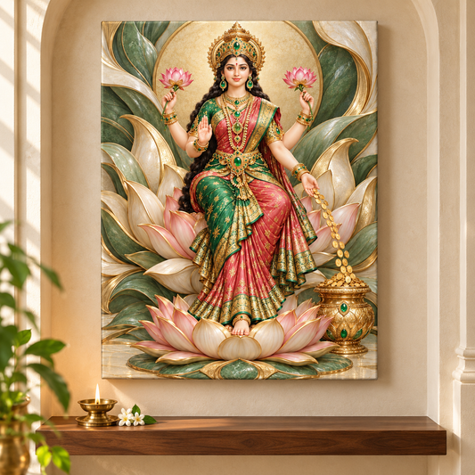 Lakshmi Emerald Petals