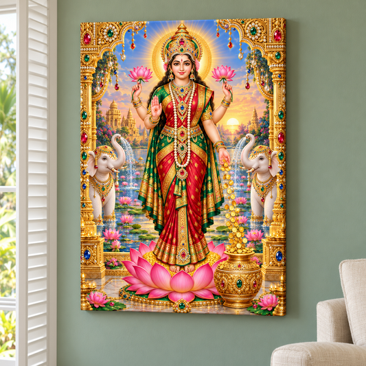 Lakshmi Golden Elephants