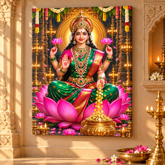 Lakshmi Golden Lamps