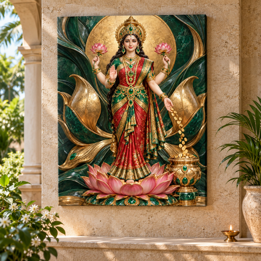 Lakshmi Golden Leaves