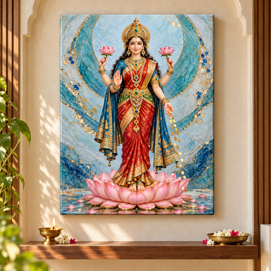 Lakshmi Peacock Blue