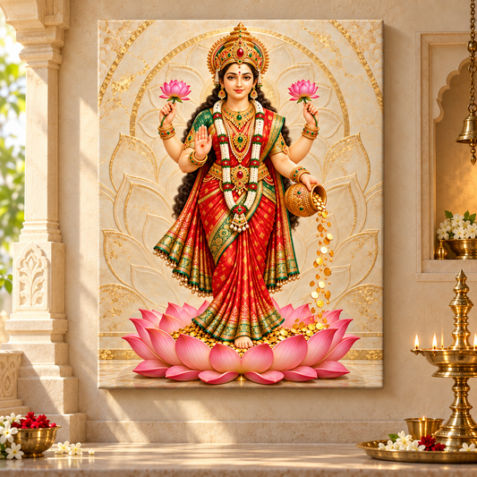 Lakshmi Red Lotus