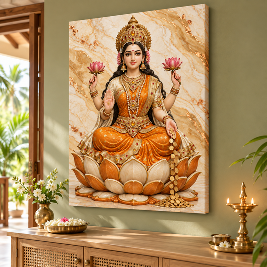 Lakshmi Saffron Ivory