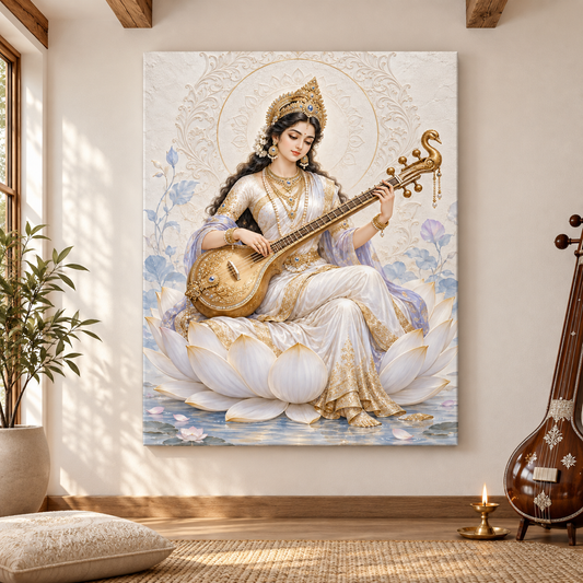Saraswati Golden Veena