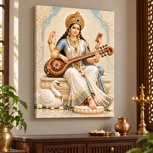 Saraswati Ivory Aqua
