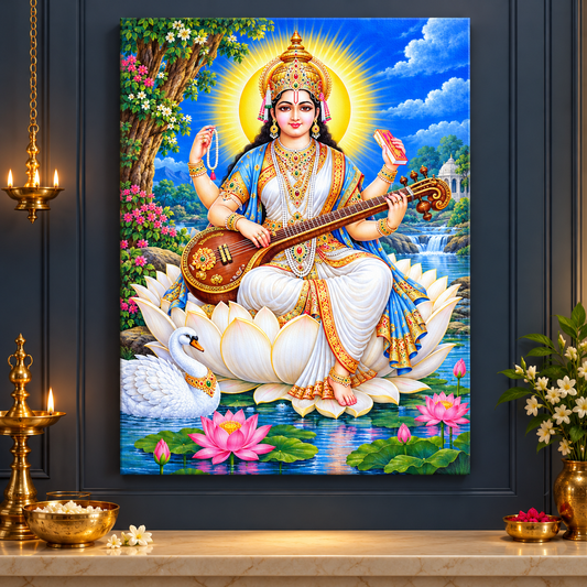 Saraswati Lotus River