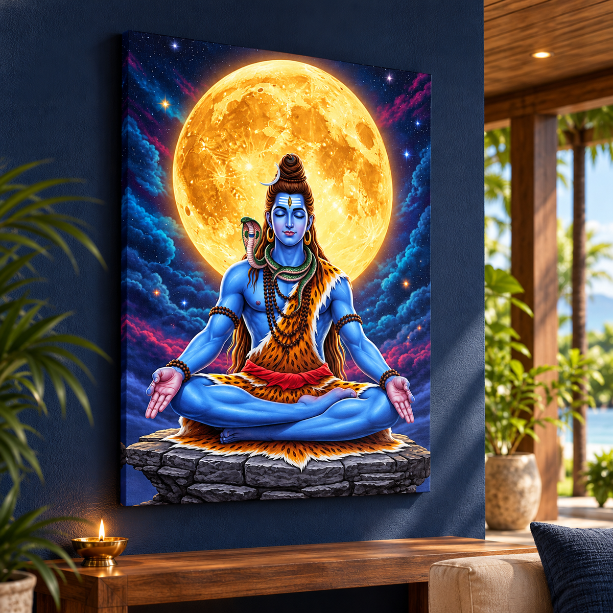 Shiva Golden Moon