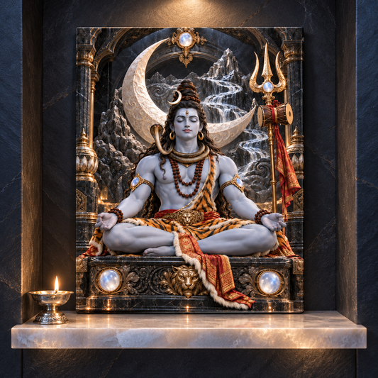 Shiva Moonlit Mandir