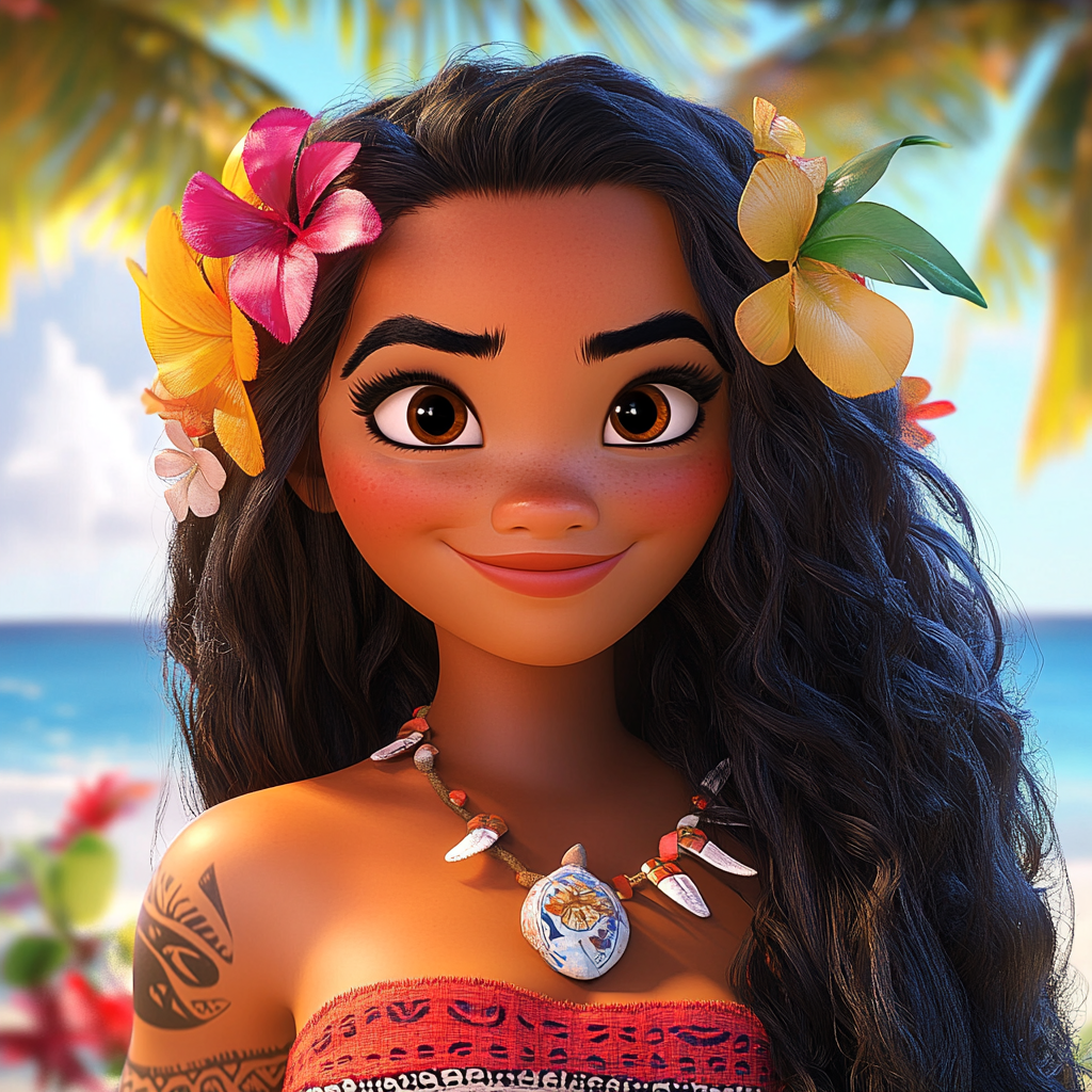 Moana: Floral Smile