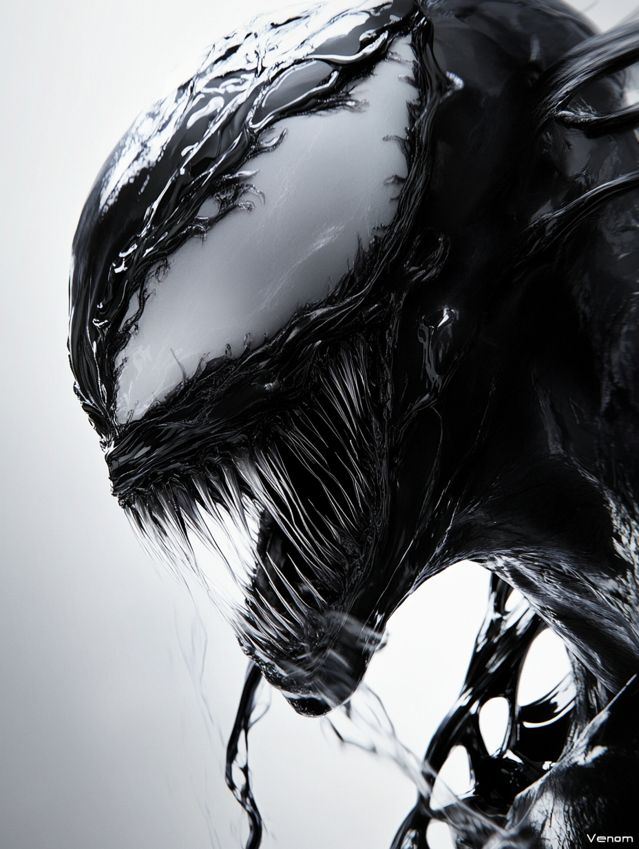Venom White Canvas
