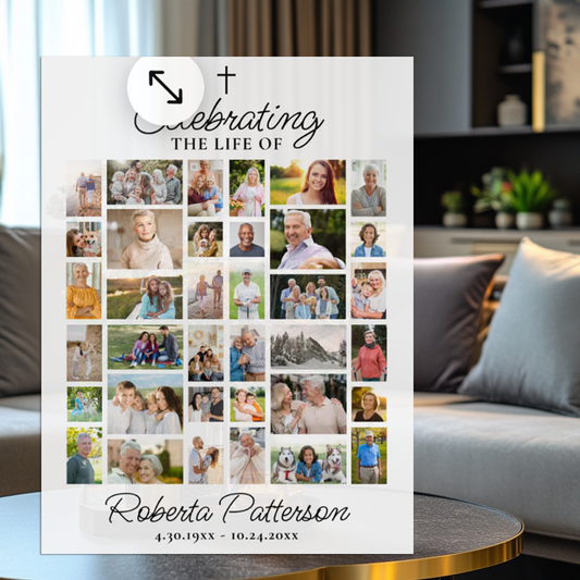 Golden Memories Collage