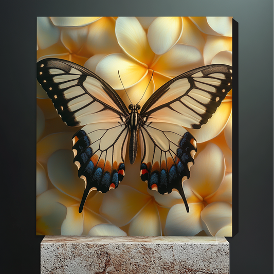 Cream Wings Print