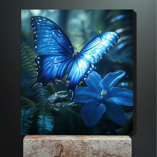 Floral Glow Canvas Art