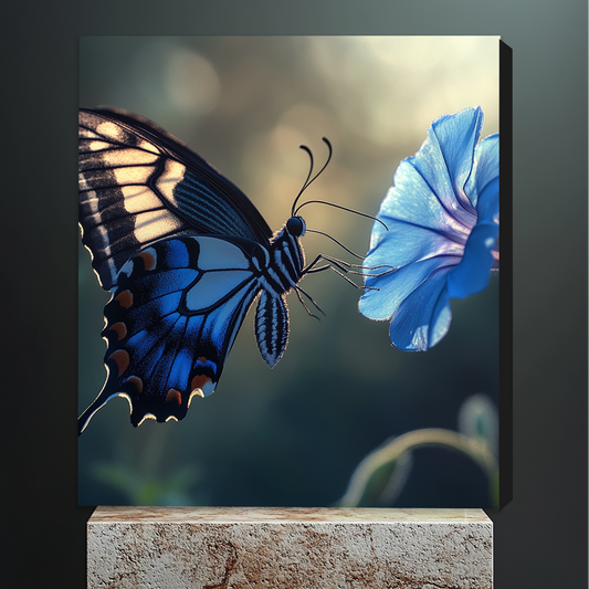 Blue Swallowtail Kiss