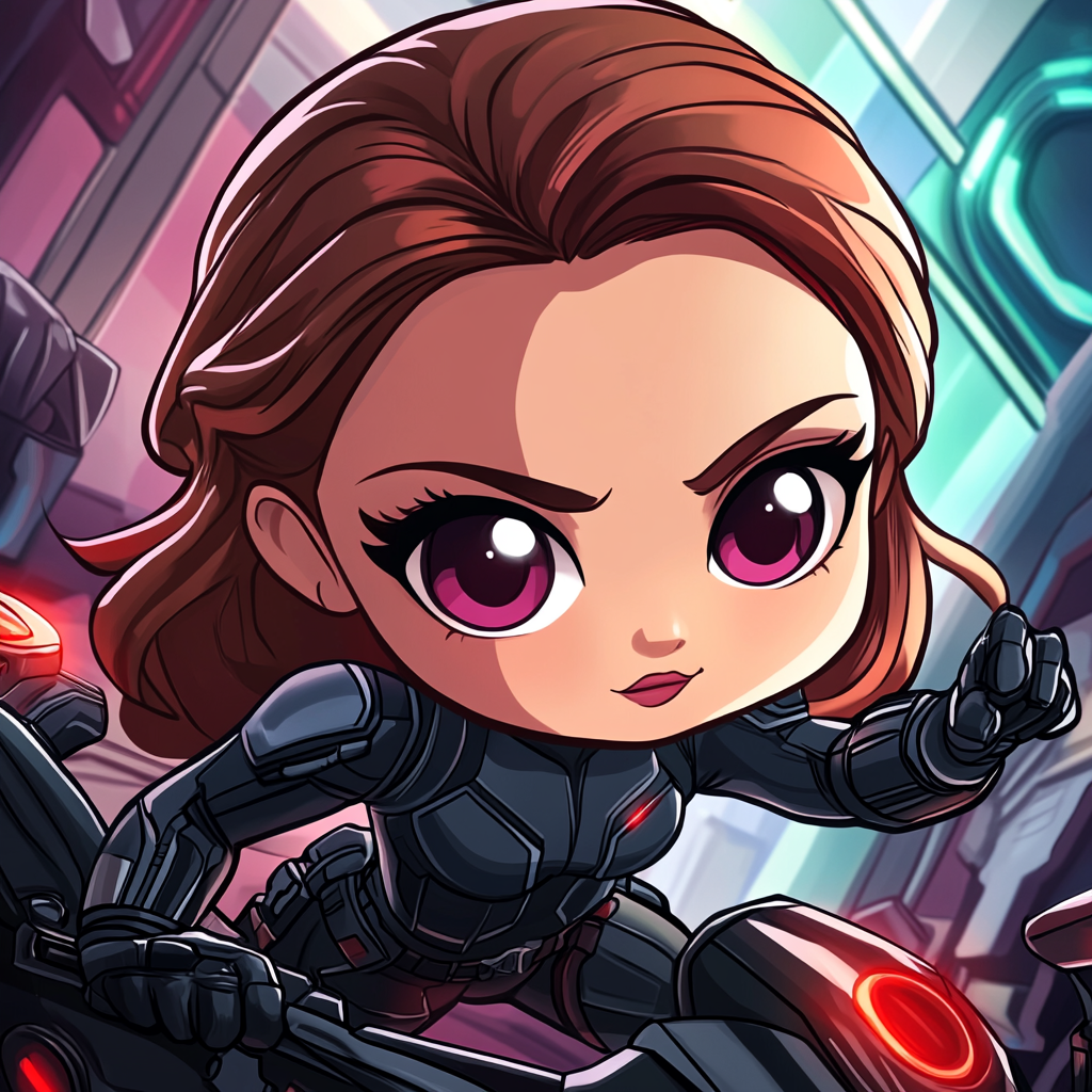 Chibi Black Widow