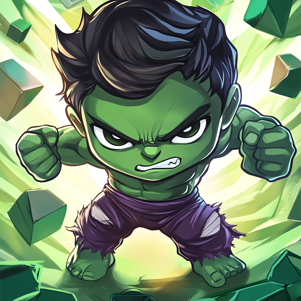 Chibi Hulk Smash